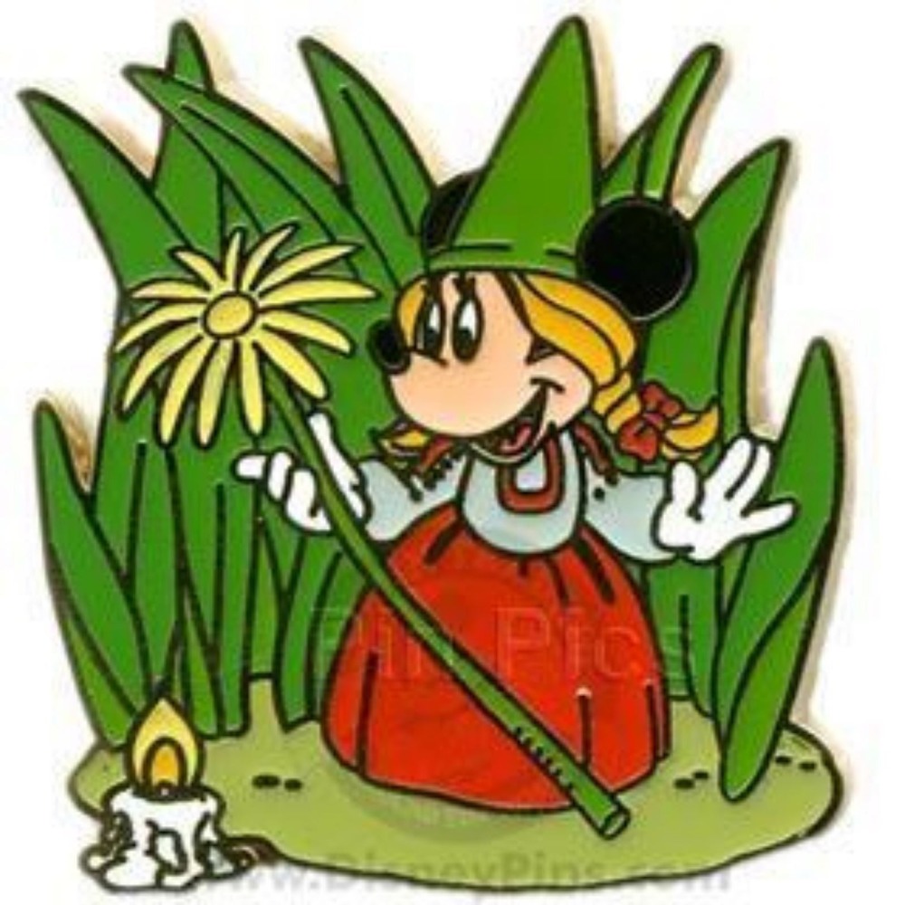 Disney Pin Minnie Mouse Garden Gnome Statue 62314 WDW Spotlight LE 1000